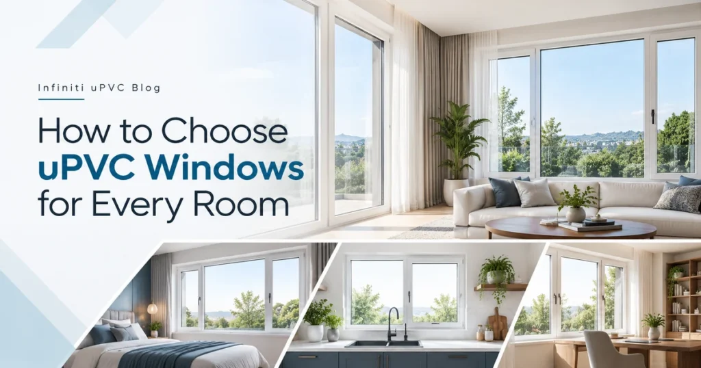 Choosing uPVC windows for every room in a modern home