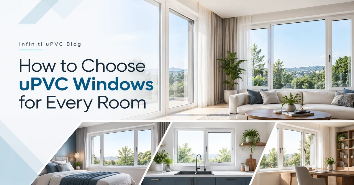 Choosing uPVC windows for every room in a modern home