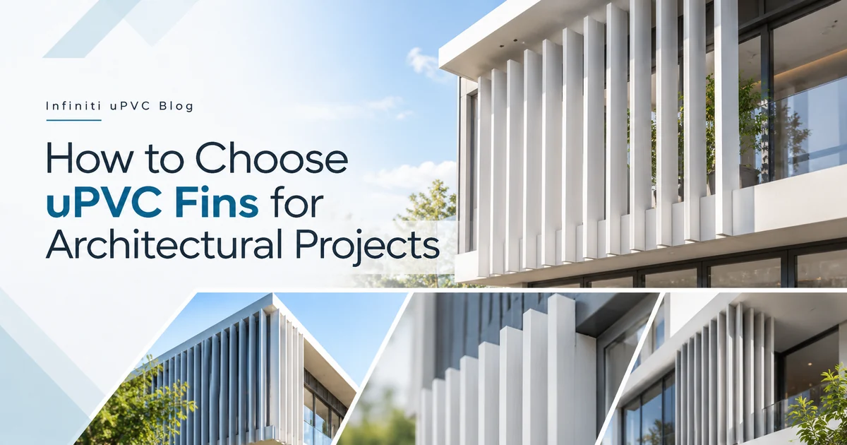 How to choose uPVC fins for architectural projects