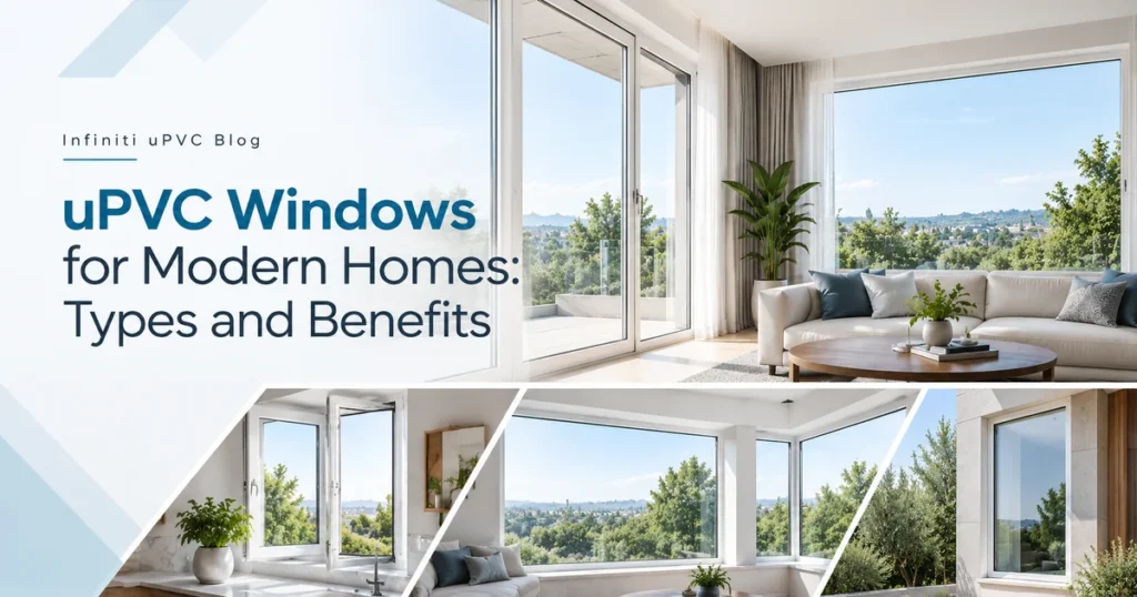 uPVC window types and benefits for modern homes